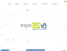 Tablet Screenshot of expoqa.com